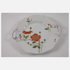 Nymphenburg Teeservice "Modern" mit Mohndekor