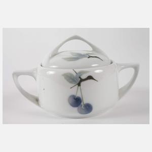 Rosenthal Deckeldose "Donatello/Blaue Kirsche"