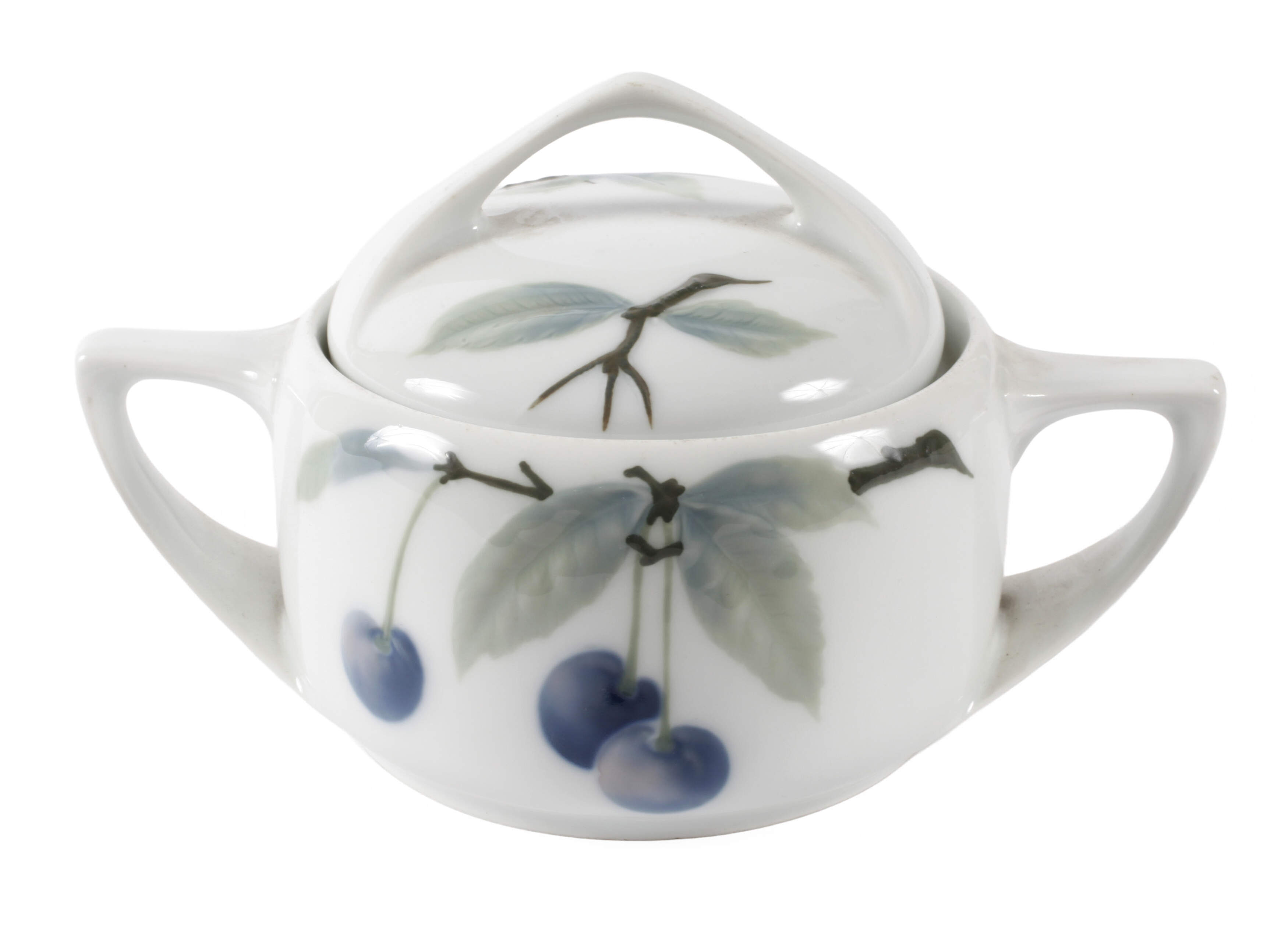 Rosenthal Deckeldose "Donatello/Blaue Kirsche"