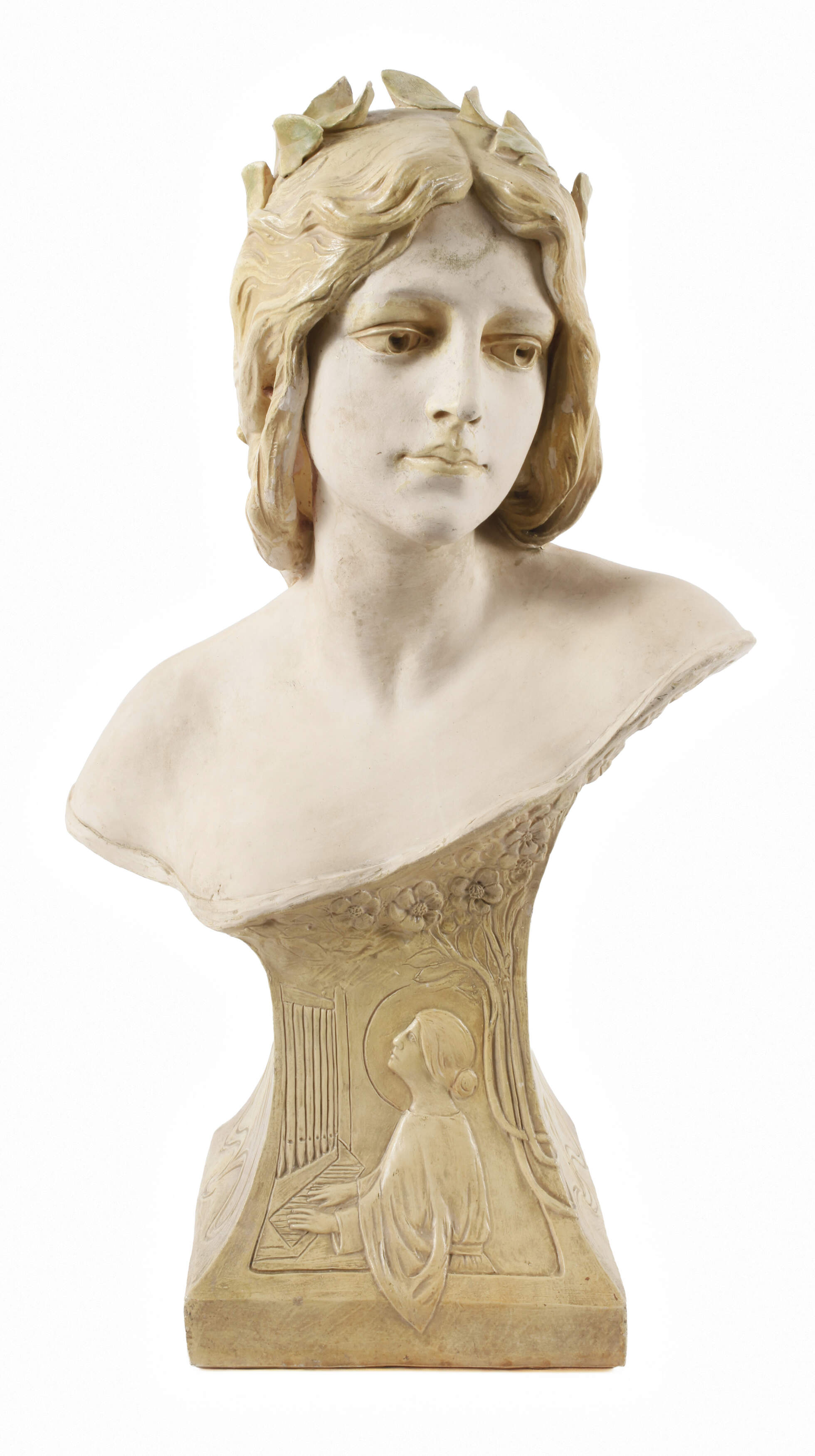 Koenig & Lengsfeld allegorische Mädchenbüste