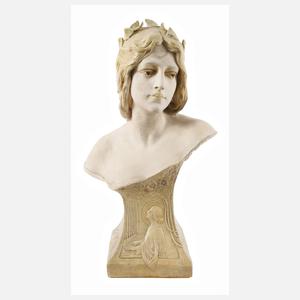 Koenig & Lengsfeld allegorische Mädchenbüste