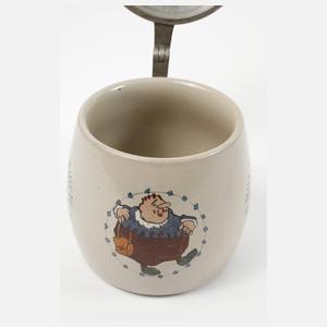 Westerwälder Bierkrug "Hinkete Hunkete"