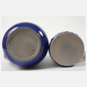 Westerwälder Bierkrug und große Schenkkanne