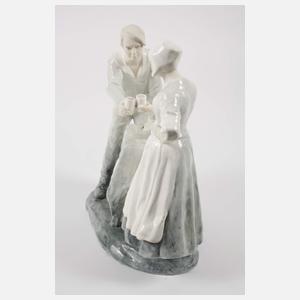 Goldscheider Wien "Paar ... sich zuprostend"