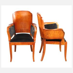Paar Armlehnsessel Art déco