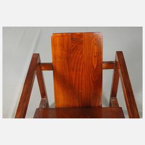 Konstruktivistischer Armlehnstuhl