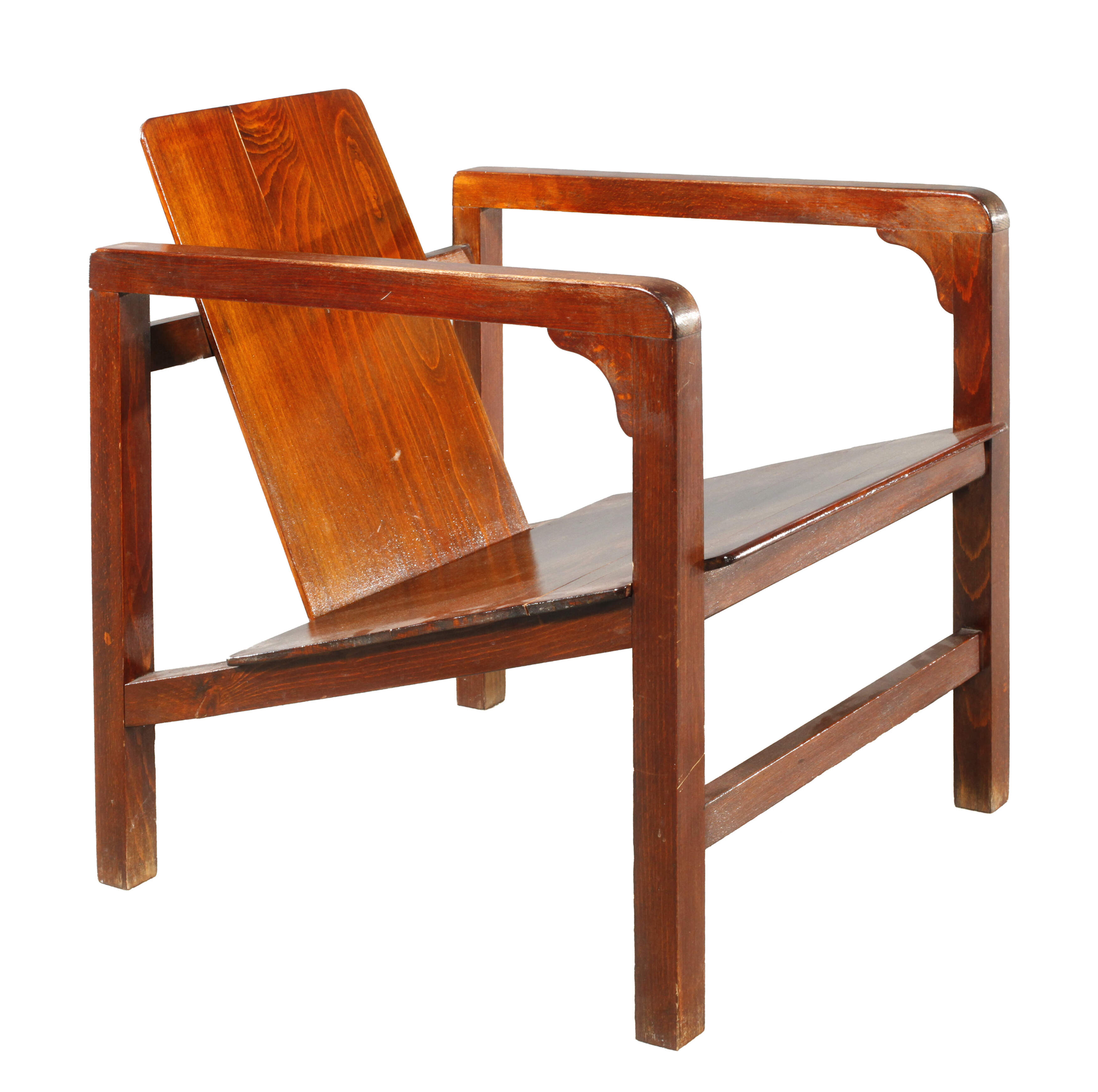 Konstruktivistischer Armlehnstuhl