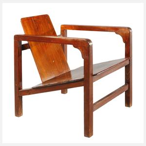 Konstruktivistischer Armlehnstuhl