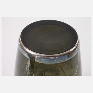 Art déco-Vase Silberoverlay