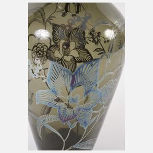 Art déco-Vase Silberoverlay