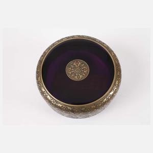 Moser Karlsbad Deckeldose und Aschenschale