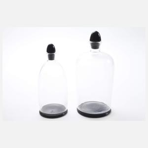 Schnapsset mit zwei Karaffen