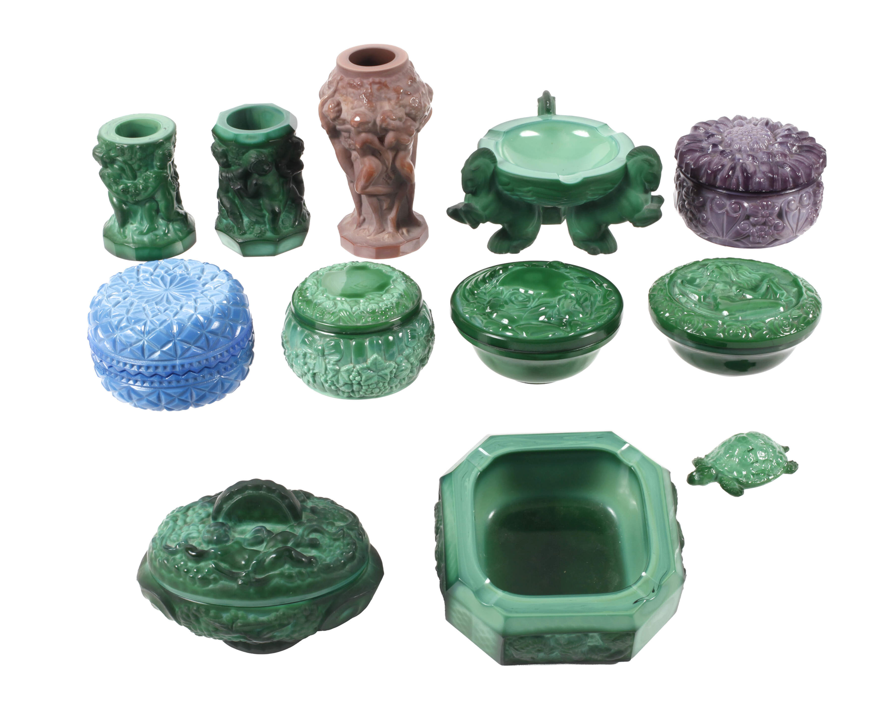 Konvolut Gablonzer Glas