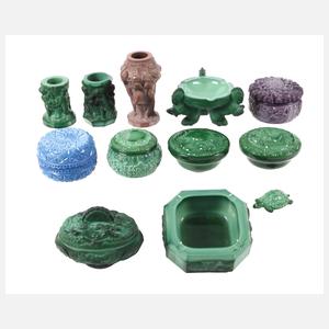 Konvolut Gablonzer Glas