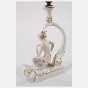 Hutschenreuther Lampenfuß Art déco
