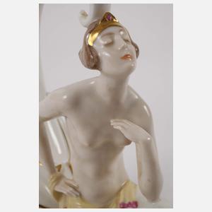 Hutschenreuther Lampenfuß Art déco