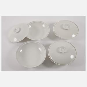 KPM Berlin Konvolut Serviceteile "Weiß"