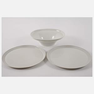 KPM Berlin Konvolut Serviceteile "Weiß"