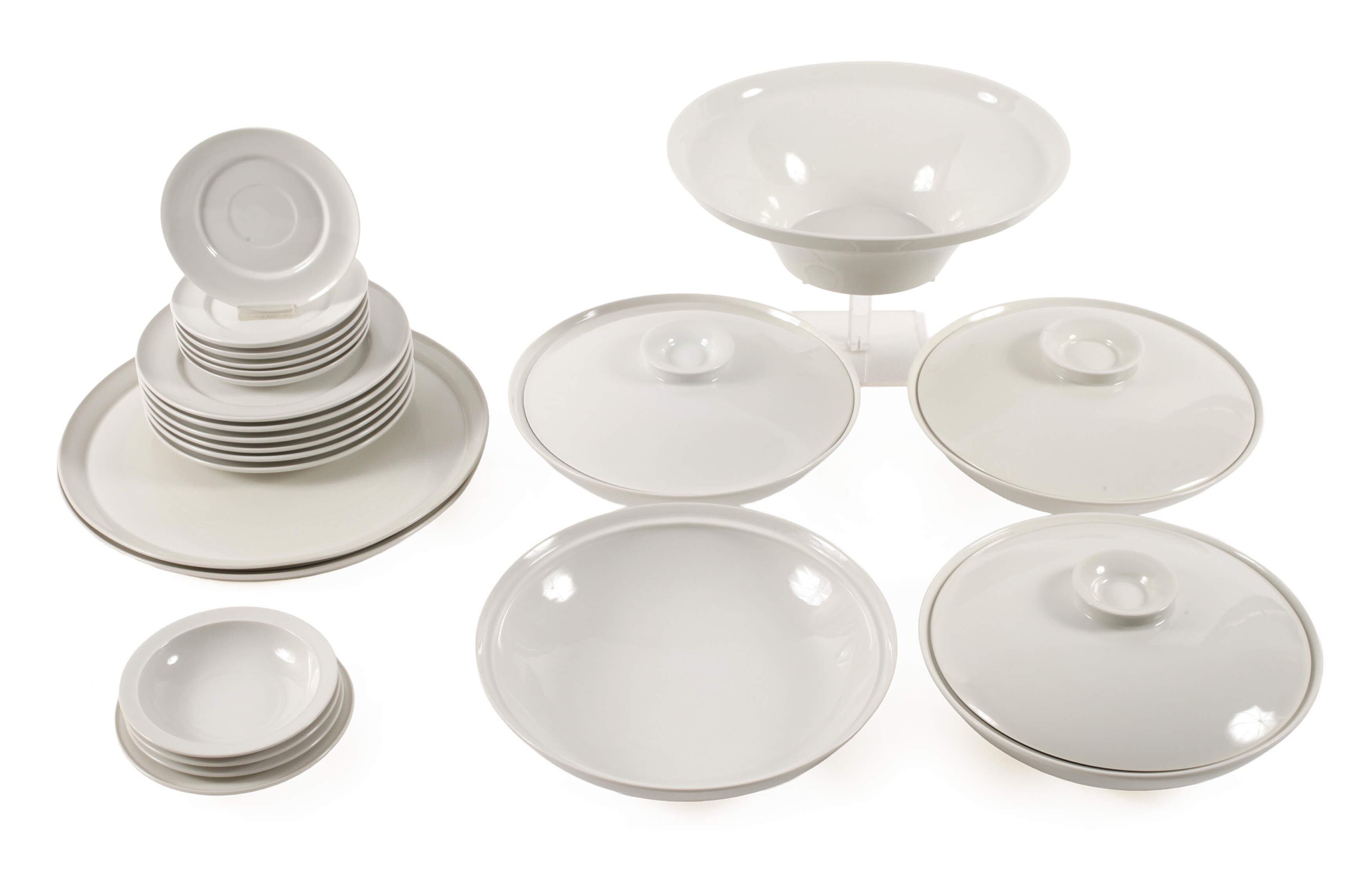 KPM Berlin Konvolut Serviceteile "Weiß"