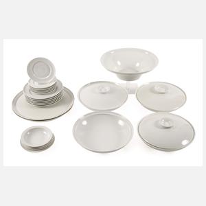 KPM Berlin Konvolut Serviceteile "Weiß"