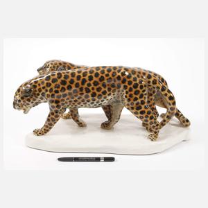 Schwarzburger Werkstätten "Leopardenpaar"