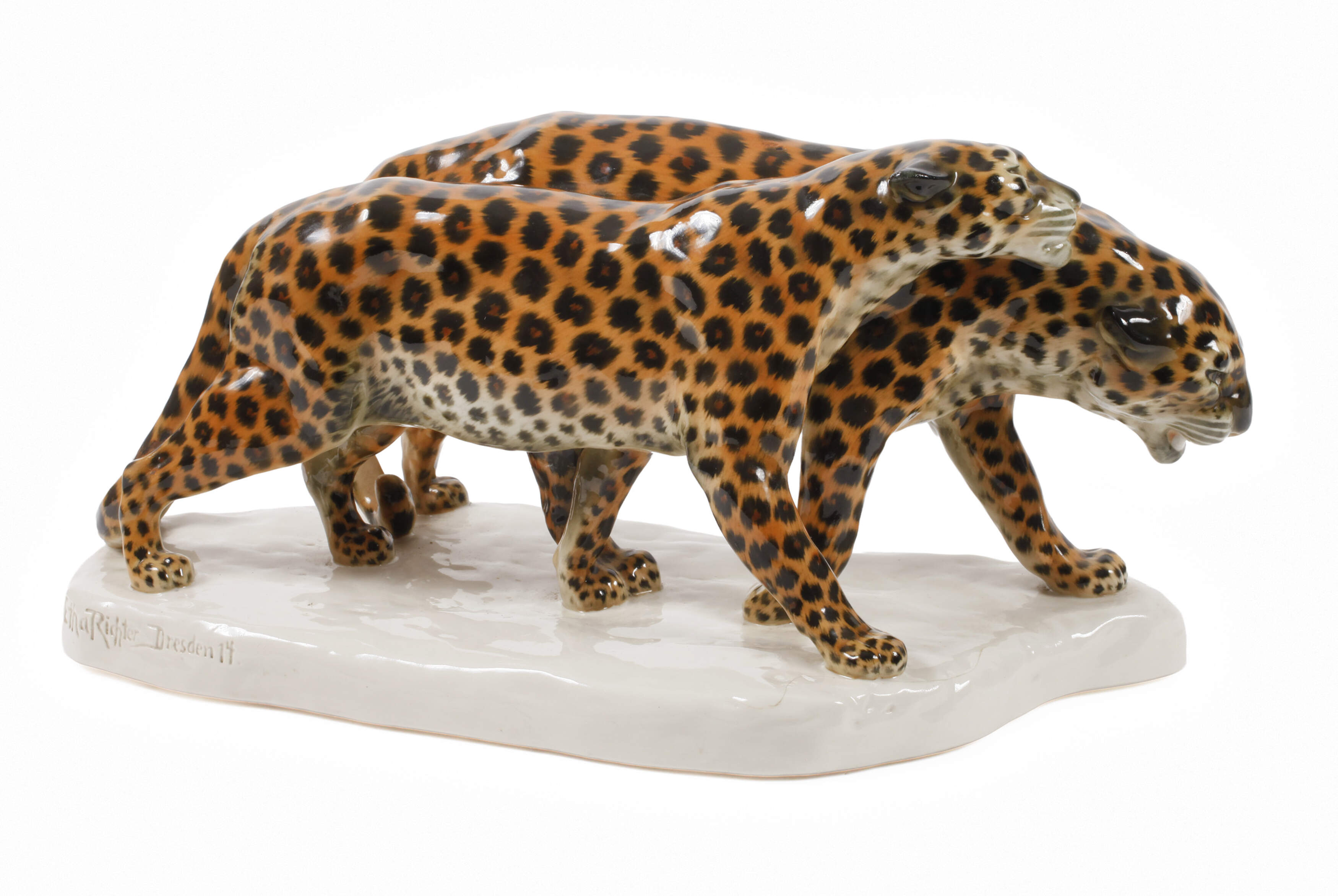 Schwarzburger Werkstätten "Leopardenpaar"