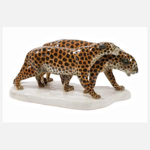 Schwarzburger Werkstätten "Leopardenpaar"