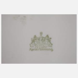 Königlich Tettau Deckeldose mit Putto