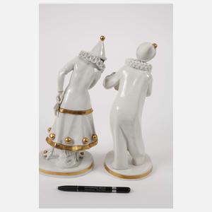 Volkstedt Pierrot und Pierrette