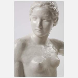 Volkstedt sitzender weiblicher Akt