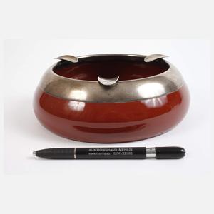 Cadinen Aschenbecher mit Silbermontierung