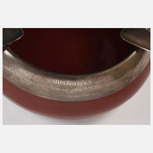 Cadinen Aschenbecher mit Silbermontierung