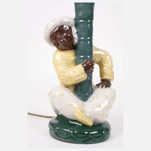 Karlsruhe Lampenfuß mit Afrikaner