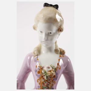 Goldscheider Wien "Stehendes Biedermeiermädchen"