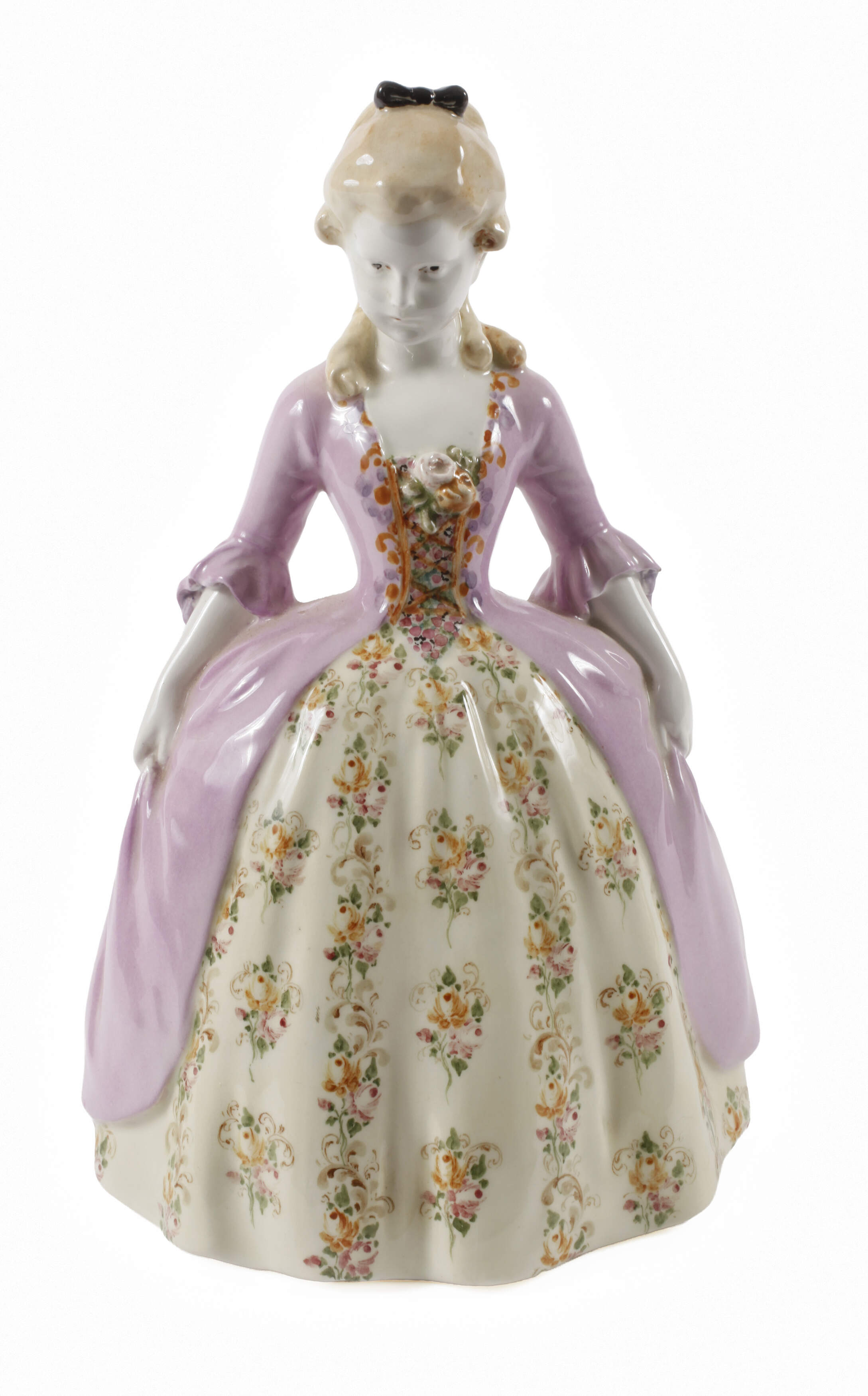 Goldscheider Wien "Stehendes Biedermeiermädchen"