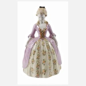 Goldscheider Wien "Stehendes Biedermeiermädchen"