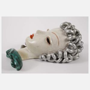 Goldscheider Wien Wandmaske "Turandot"