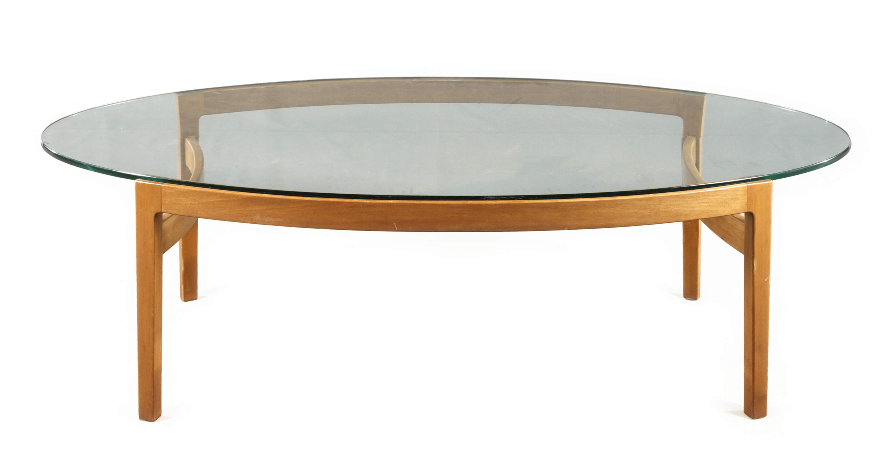 Ib Kofod Larsen attr., ovaler Couchtisch