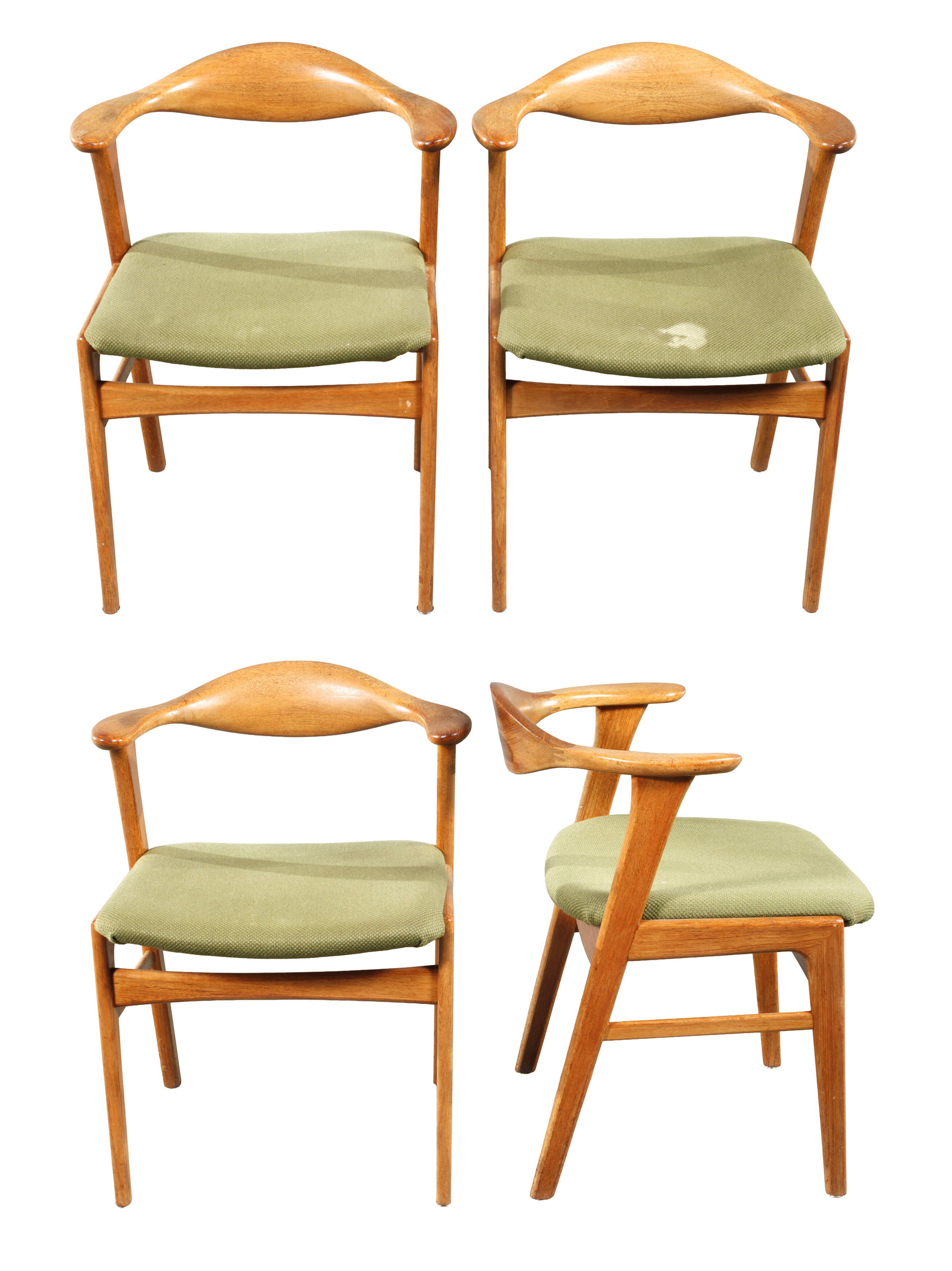 Erik Kirkegaard, vier Armlehnstühle "49"