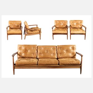 Eugen Schmidt, Sitzgarnitur Leder