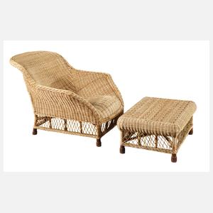 Gunther Lambert Relaxsessel mit Ottomane