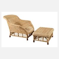 Gunther Lambert Relaxsessel mit Ottomane111