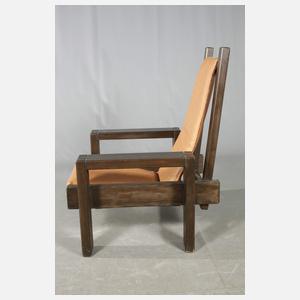 Brutalistischer Sessel