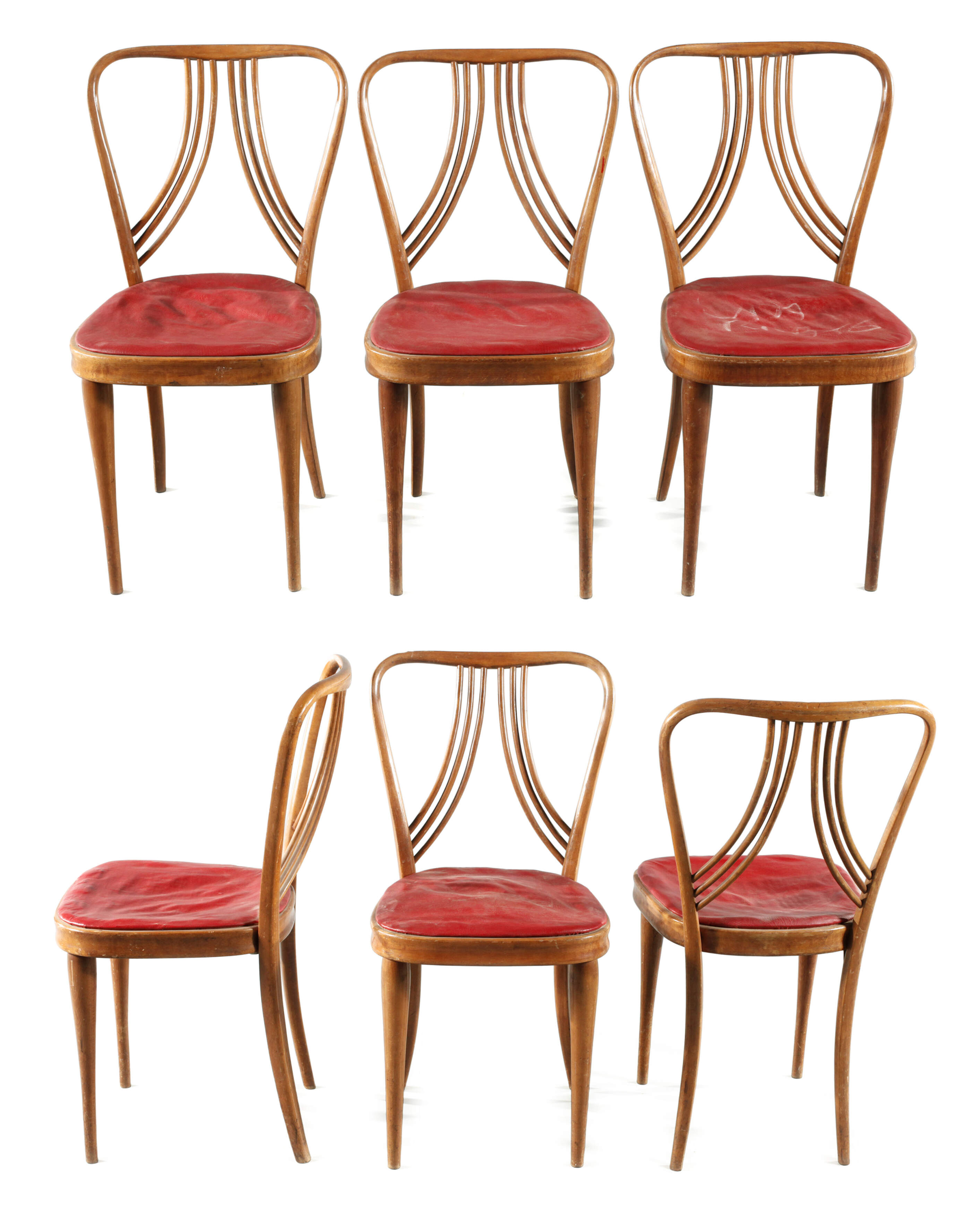 Sechs Esszimmer-Stühle