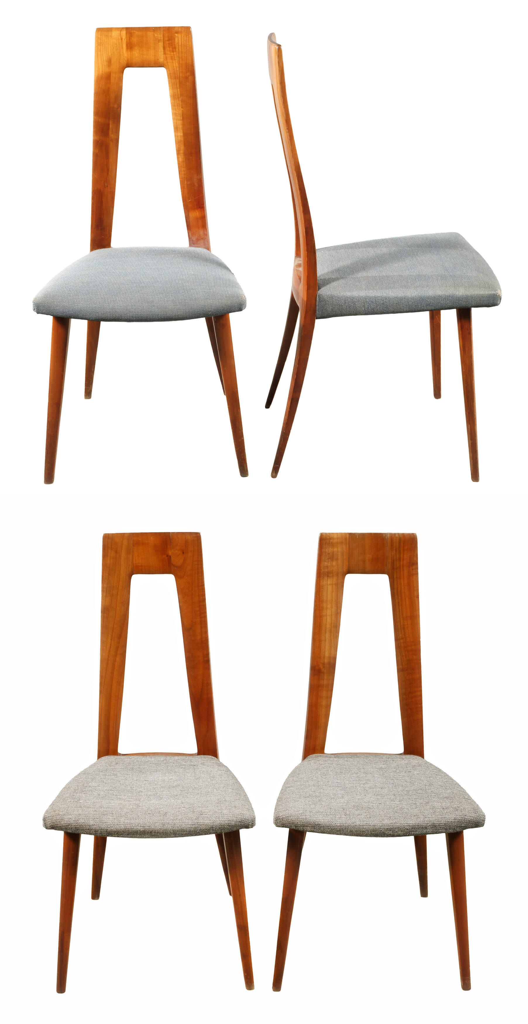 Ernst Martin Dettinger, vier Esszimmer-Stühle