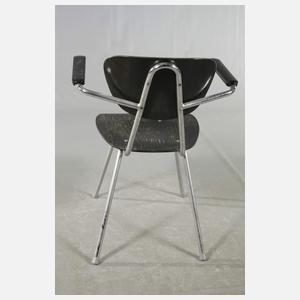 Armlehnstuhl Stahlrohr