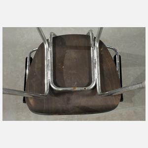 Armlehnstuhl Stahlrohr