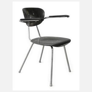 Armlehnstuhl Stahlrohr