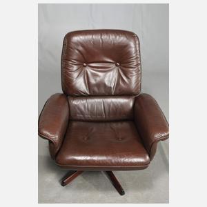 Loungesessel mit Ottomane