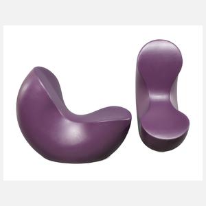 Peter Harvey, Paar Sessel "Nautile soft"